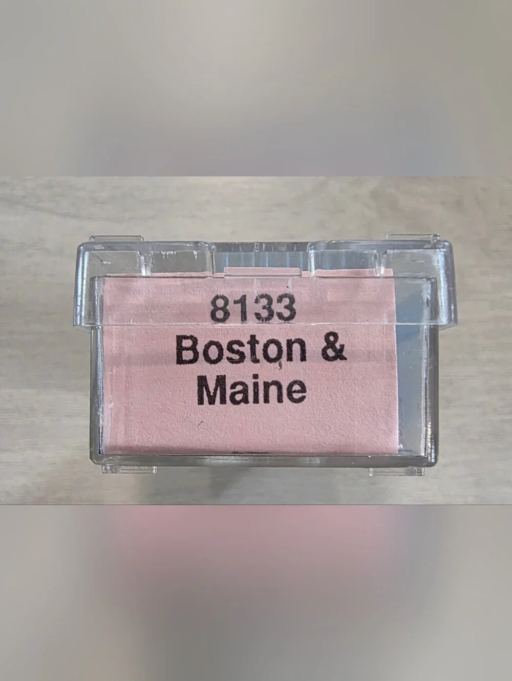 Roundhouse Products N Scale Boston & Maine 50' PS Single  Door Boxcar Kit